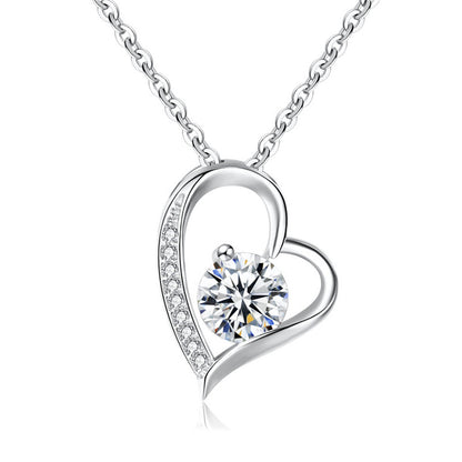 To My Loving Mom - Heart Shaped Necklace