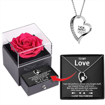 Lucky Charm Neckless - Forever Rose Gift Box