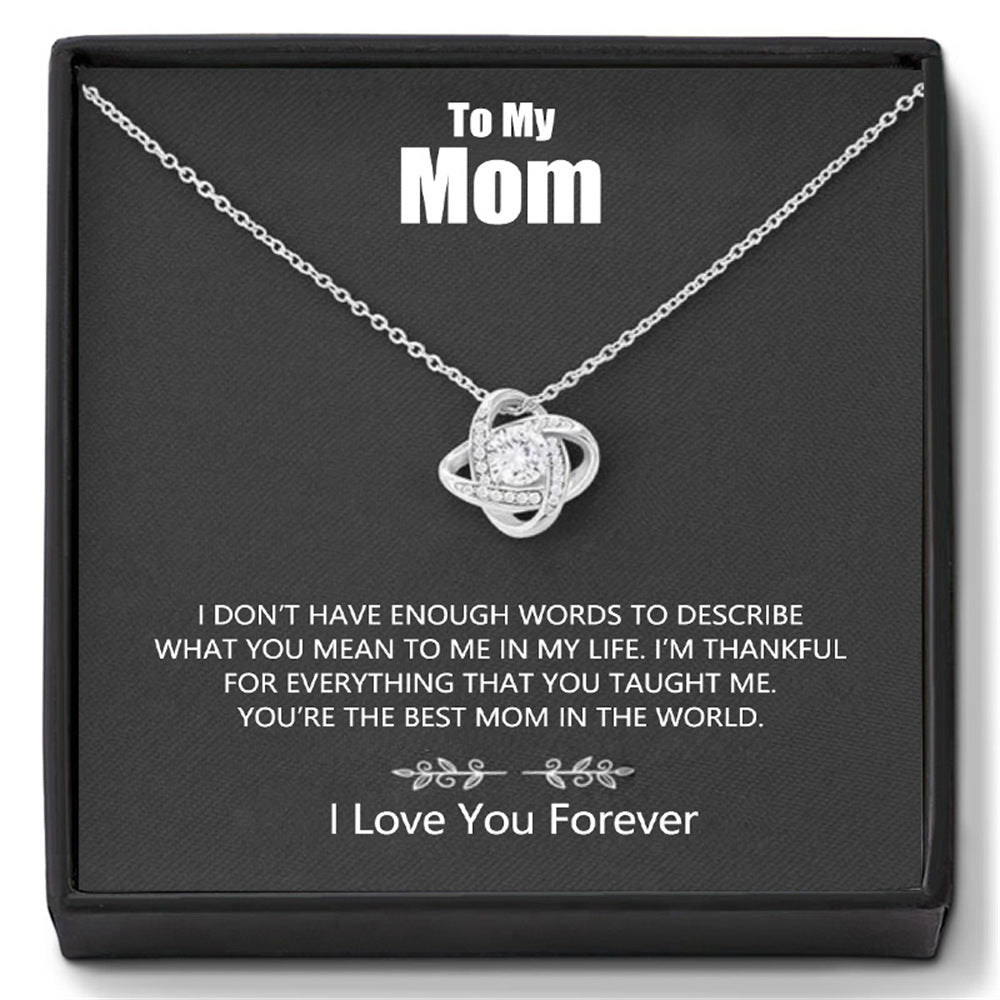 To My Mom- Light Luxury Four-leaf Clover Necklace