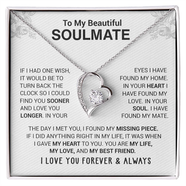 MyAura Love you Forever Neckless- To My Soulmate