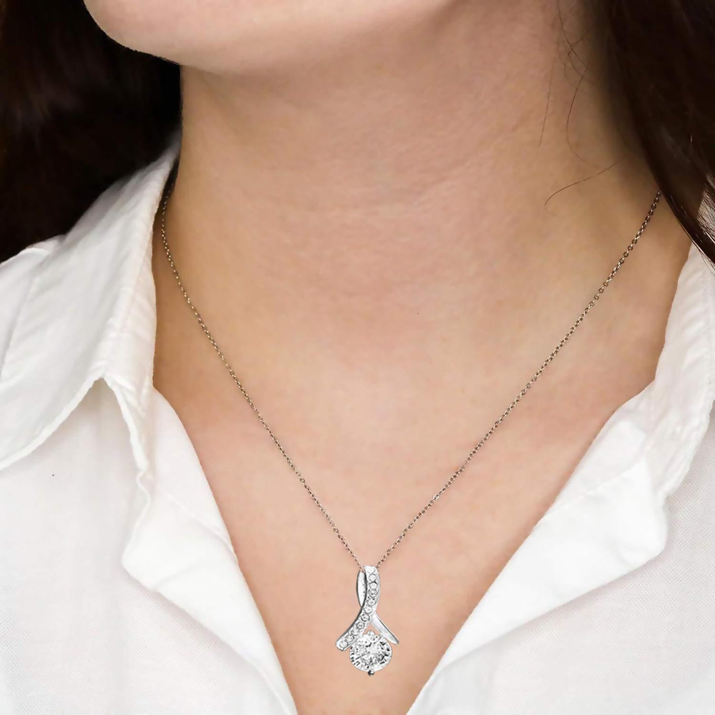 To My Soulmate Herringbone Necklace