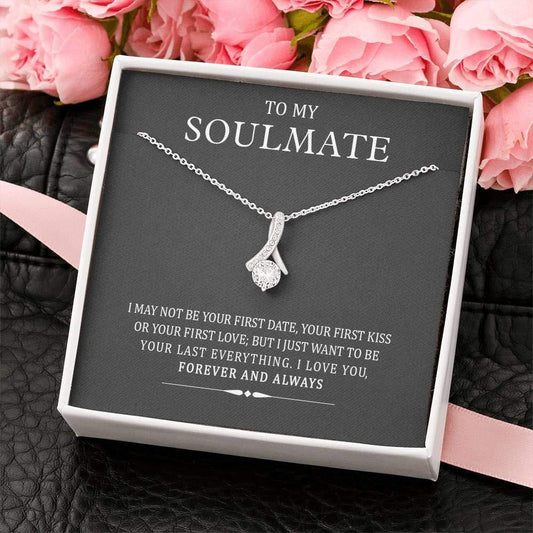 To My Soulmate Herringbone Necklace