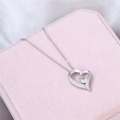 Clavicle Chain Forever Love Necklace- To My Beautiful Soulmate