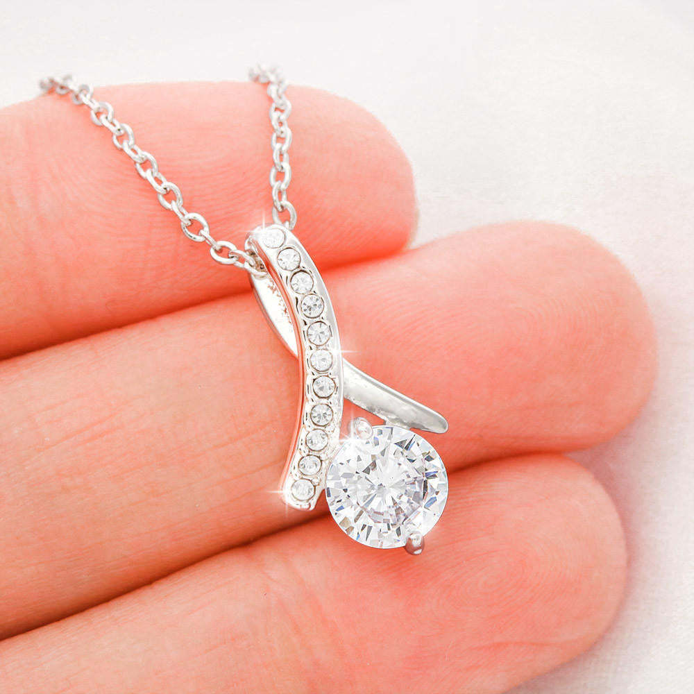 To My Daughter -Zircon Pendant Necklace